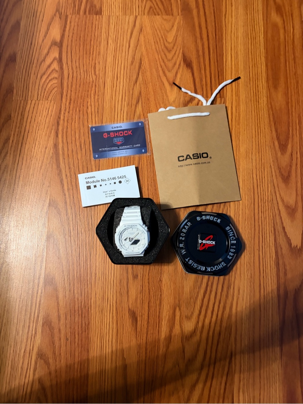 Casio G-Shock Men's White Shock-Resistant Watch